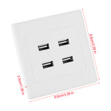 USB Charging Wall Socket Panel (Pack of 2)
