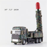 Chariot Rocket Launcher, Missile Car Simulation Alloy Toy Model