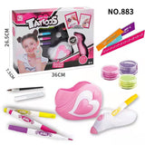 Play House, Girls’ Jewelry & Makeup DIY Tattoo Pen Toy Set