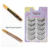 False Eyelashes, Self-adhesive Multicolor Eyeliner