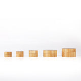 Premium Bamboo Empty Cream Bottle (Pack of 5)