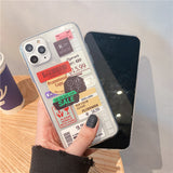 Barcode Pattern Mobile Phone Case
