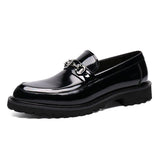 Horse Street Buckle Gommino – Men's Polished Japanese Leather Shoes
