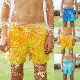 Thermochromic Color-changing Beach Shorts – Kids & Adults Summer Swimwear