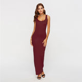 Women’s Polyester Spandex Long Skirt