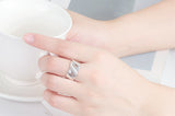 Woven Glossy Wide Face, XX Ring
