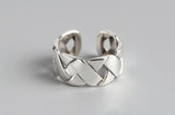 Woven Glossy Wide Face, XX Ring