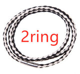 Men's Braided Genuine Leather Bracelet, Stainless Steel Beads, Charm Band for Boys