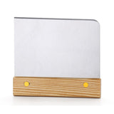 Stainless Steel Creative Wooden Handle Scraper, Baking Gadget