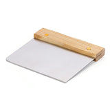 Stainless Steel Creative Wooden Handle Scraper, Baking Gadget