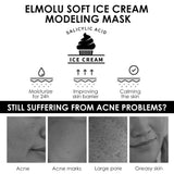 Ice Cream Mask, Hose Installed Desalination, Black Print, Moisturizing Paste