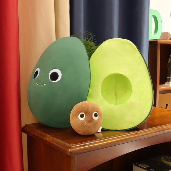 Avocado Plush Toy – Soft Stuffed Doll, Kids' Gift & Home Cushion