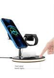 Compatible with Apple, 3 in 1 Magnetic Wireless Charger, 15W Magsafe Charging Station