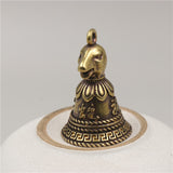 Brass Bell Zodiac Keychain, Copper Bell Ornament