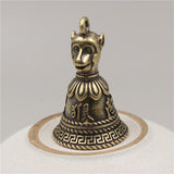 Brass Bell Zodiac Keychain, Copper Bell Ornament