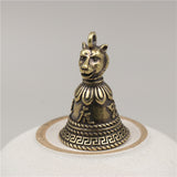 Brass Bell Zodiac Keychain, Copper Bell Ornament