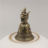 Brass Bell Zodiac Keychain, Copper Bell Ornament