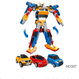 Three-in-one Car Deforming Robot Combined Diamond