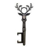 Deer's Head Beer Bottle Opener, Metal Craft Bottle Screw
