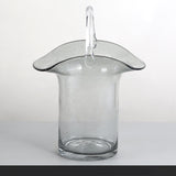 Nordic Living Room Transparent Glass Flower Arrangement Bag Vase Decoration