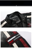 Men's Leather Street Fashion, Motorcycle Racing Jacket