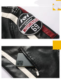 Men's Leather Street Fashion, Motorcycle Racing Jacket