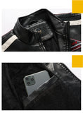 Men's Leather Street Fashion, Motorcycle Racing Jacket