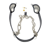 Genuine Male and Female Stainless Steel Chastity Belt, Catheter Device