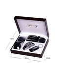 Men's Gift High-end Watch, Fashion Sunglasses Keychain 4 Piece Set