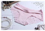 Warp Knitted Lace Underwear – Seamless Non-trace Solid Color Panty