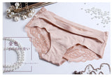 Warp Knitted Lace Underwear – Seamless Non-trace Solid Color Panty
