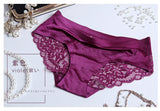 Warp Knitted Lace Underwear – Seamless Non-trace Solid Color Panty