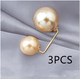 Anti-light Brooch, Waist Button Nail Pearl