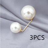Anti-light Brooch, Waist Button Nail Pearl