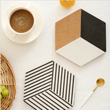 INS Photo Props Nordic Style Cork Mat