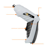 Multifunctional Rechargeable Lithium Battery Screwdriver, Mini Torque Set