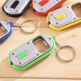 Household LED Light, Bottle Opener Keychain, Cool Gift Ideas (Pack of 2)