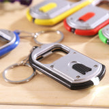 Household LED Light, Bottle Opener Keychain, Cool Gift Ideas (Pack of 2)