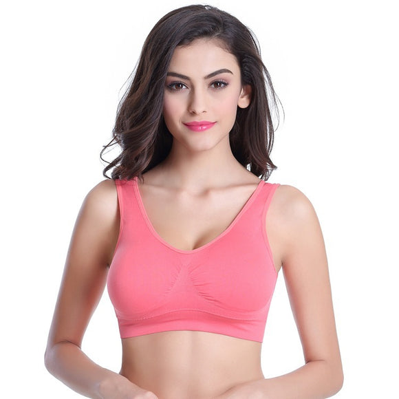 One Piece Thin Style Sports Yoga Vest Bra (Pack of 2)