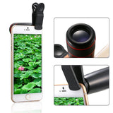 10-in-1 Phone Camera Lens Kit with Accessories, Travel Telescope, Zoom, and Monopod