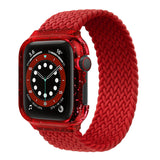 Woven PC One-piece Frame Watchband Protective Cover (Smartwatch not Included)