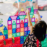 Magnetic Building Blocks with Color Windows – Educational Construction Toy