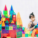 Magnetic Building Blocks with Color Windows – Educational Construction Toy