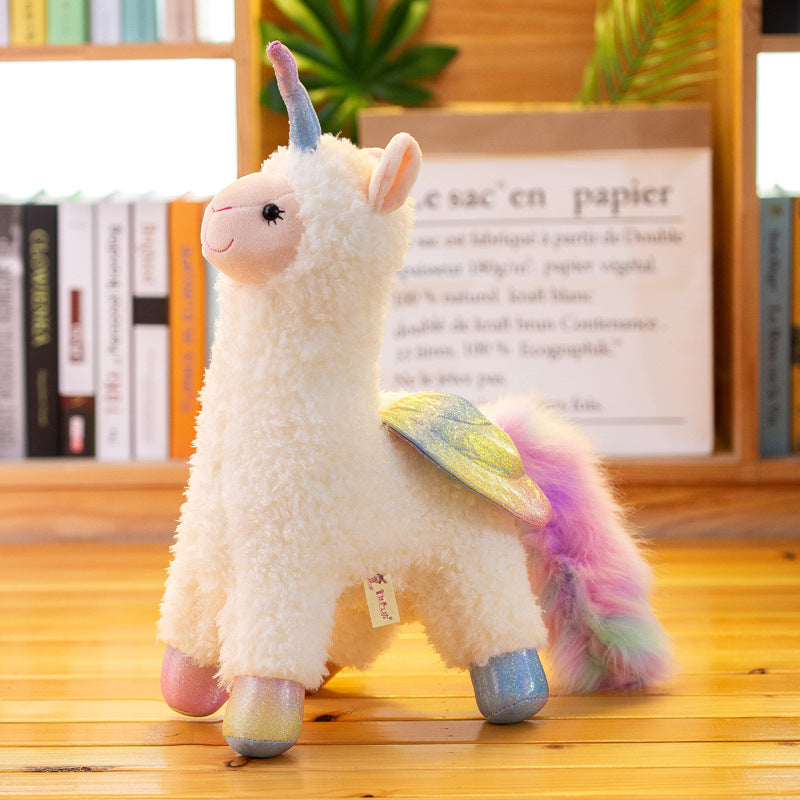 Angel Alpaca Doll, Creative Pillow Children's Plush Toy – Sociable ...
