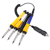 DC 12V 60W Portable Electric Soldering Iron Auto Car Battery Solder Station, Rework Welding Repair Tools
