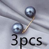 Anti-light Brooch, Waist Button Nail Pearl