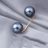 Anti-light Brooch, Waist Button Nail Pearl