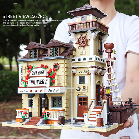 Assembling and Inserting Building Block Toy Model