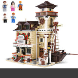 Assembling and Inserting Building Block Toy Model