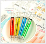 Syringe Case Fashionable Ballpoint Pen (Pack of 2)